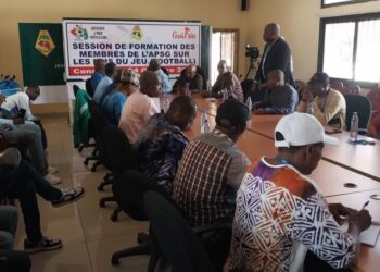 Football : l’APSG et la FEGUIFOOT forment les journalistes sportifs aux nouvelles lois du jeu