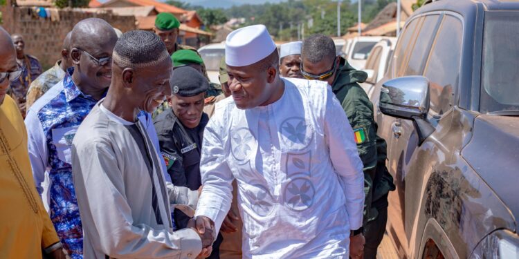 Tournée de remerciement du Ministre Ismaël Nabé à Dabola