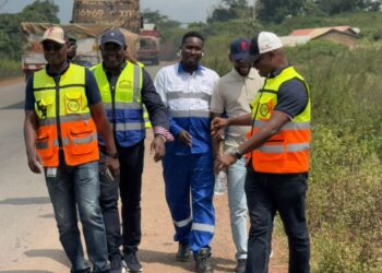 Modernisation routière : le Directeur Général du FER inspecte les sites de péage et pesage de Tabily et Foyé