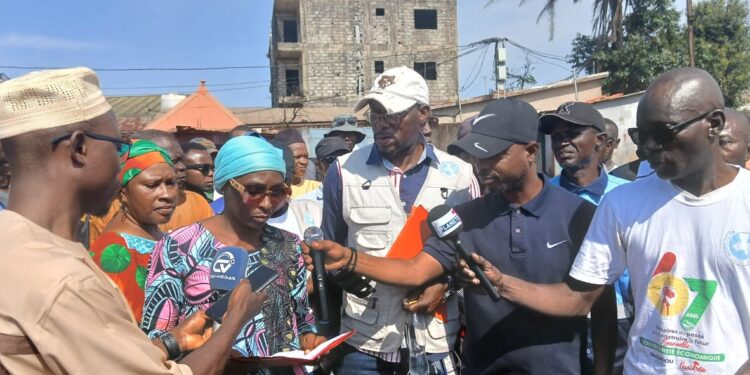 Des travailleurs de la SEG font un sit-in et adressent un mémo au président Doumbouya