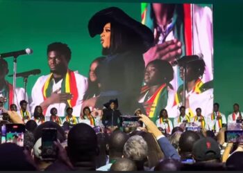 Djelykaba Bintou sublime le Sommet Transform Africa 2025 avec une interprétation magistrale de l’hymne national guinéen