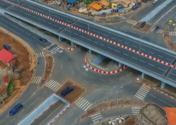 Échangeur de Bambéto:  » 339 milliards GNF investis « , selon le ministre Laye Sékou Camara