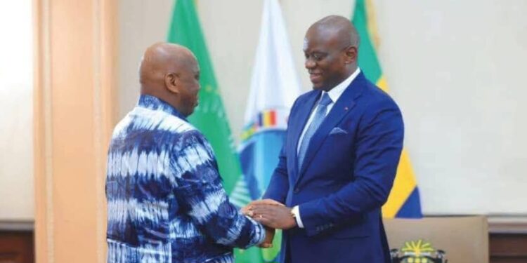 Diplomatie: Dr Morissanda reçu par le président Oligui Nguema