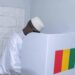 Élection présidentielle : le président Mamadi Doumbouya vote à Kaloum