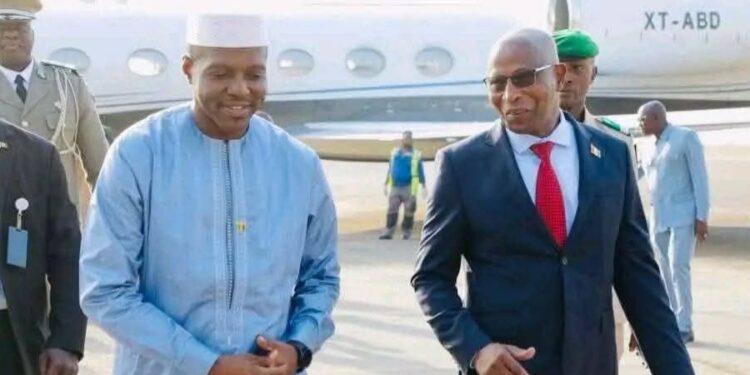 Conakry: Le Premier ministre malien Abdoulaye Maïga à Conakry pour une visite d’amitié et de travail