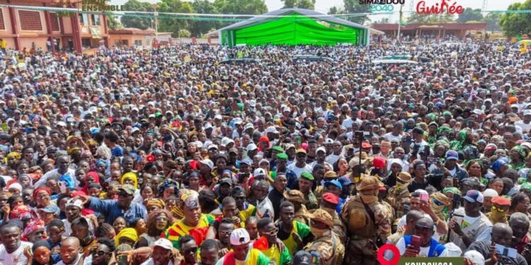 Présidentielle 2025 : les populations de Kouroussa se mobilisent en faveur du “coup KO” pour le général Mamadi Doumbouya