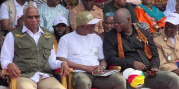 Lancement officiel des travaux de la route N’Zérékoré–Yomou–frontière libérienne