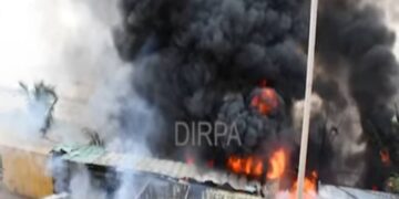 Incendie aux abords du Camp Samory: « Les activités militaires continuent », précise le colonel Mamadou Kally Sall