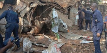 Investiture du président Mamadi Doumbouya : les forces de sécurité à pied d’œuvre autour du stade de Nongo