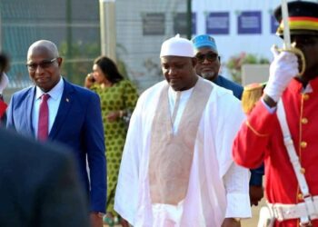 Cérémonie d’investiture : Adama Barrow et le Vice-Président du Nigeria à Conakry