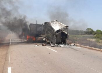 Axe Mamou-Dabola : un mort dans une collision entre un camion citerne et un camion-remorque