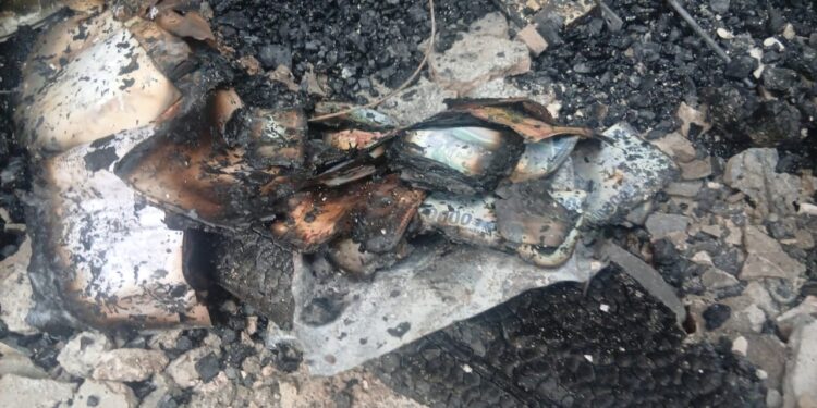 Incendie à Gomboya (Coyah): des centaines de millions partis en fumée