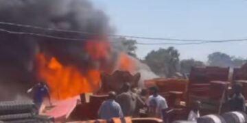 Conakry : un nouvel incendie signalé à Simbaya, après le drame de Bambéto