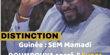 Le Président Mamadi DOUMBOUYA remporte le prix suprême Africa Road Builders 2026