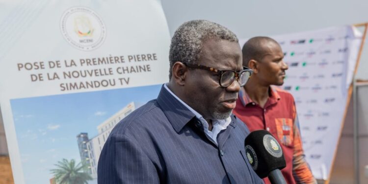 Construction du siège de Simandou TV : « ce projet sera suivi, encadré et livré dans les délais….» , le ministre Mourana Soumah