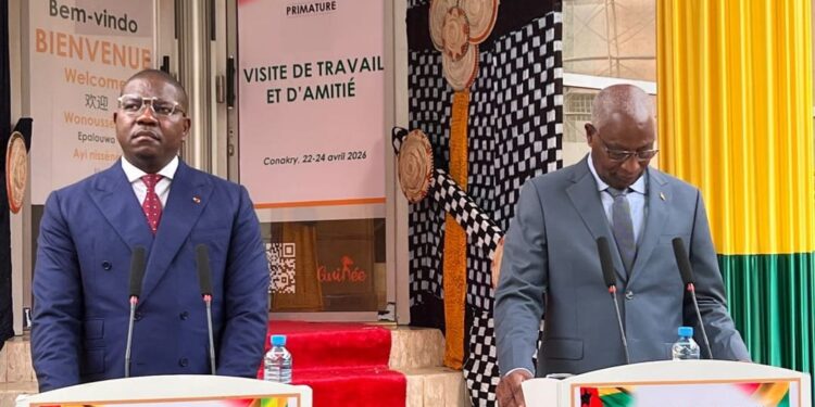 Primature : Bah Oury et Ilídio Vieira Té en conférence de presse