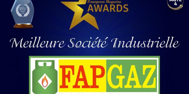 Émergence Awards 2026 : FAPGAZ remporte le prix de la meilleure Société industrielle