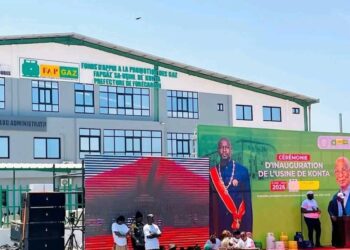 Usine de gaz de Konta : « 1 million de bouteilles par an, 500 emplois directs dont 70 % pour les femmes et environ 1500 emplois indirects » (Aboubacar Camara)