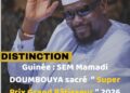 Le Président Mamadi DOUMBOUYA remporte le prix suprême Africa Road Builders 2026
