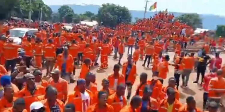Kérouané : des travailleurs de Baowu Winning ne décolèrent pas
