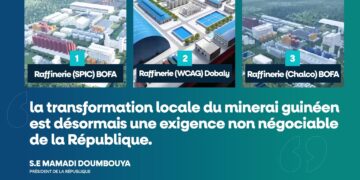Boffa : une raffinerie d’alumine de 1,68 milliard USD pour produire 1,2 million de tonnes par an