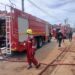 Tombo : un violent incendie ravage une concession, plusieurs familles sinistrées