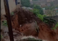 Pluies duliviennes à Conakry : un glissement de terrain fait d&rsquo;importants dégâts matériels à Lansanaya Takoui