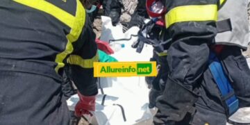 Effondrement d’un immeuble R+9 à Démoudoula : le bilan atteint huit morts, huit rescapés