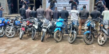 Trafic présumé de motos volées : les services spéciaux mettent la main sur 11 suspects