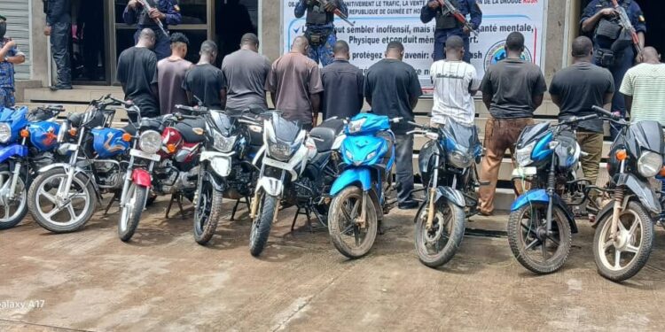 Trafic présumé de motos volées : les services spéciaux mettent la main sur 11 suspects