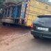Axe Tombolia-Dabompa : un camion remorque se renverse et perturbe fortement la circulation
