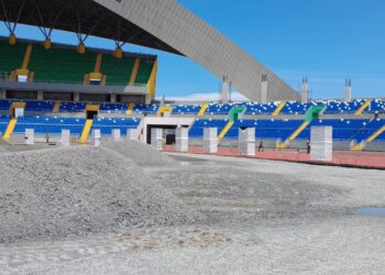 Stade GLC de Nongo : « d’ici à la fin de l’année, les travaux seront terminés », annonce le ministre Cellou Baldé