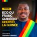 ECO ou Franc Guinéen : choisir la  Guinée (Tribune de l’honorable Hamidou Camara)