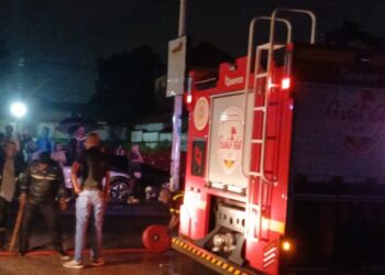 Incendie au marché de Matoto : des boutiques et magasins de stockage de poisson touchés par les flammes