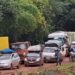 Axe Labé-Conakry : une importante file de camions formée à Holladé