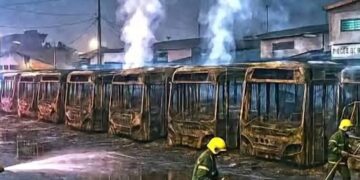 Koumassi (Côte d’Ivoire) : 55 autobus touchés dans l’incendie du dépôt 5 de la SOTRA