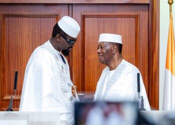 Ouattara à son hôte Doumbouya : « vous êtes chez vous, Monsieur le Président…..»