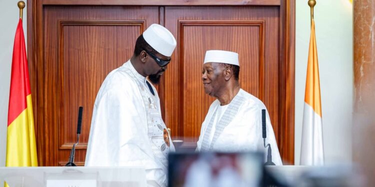 Ouattara à son hôte Doumbouya : « vous êtes chez vous, Monsieur le Président…..»