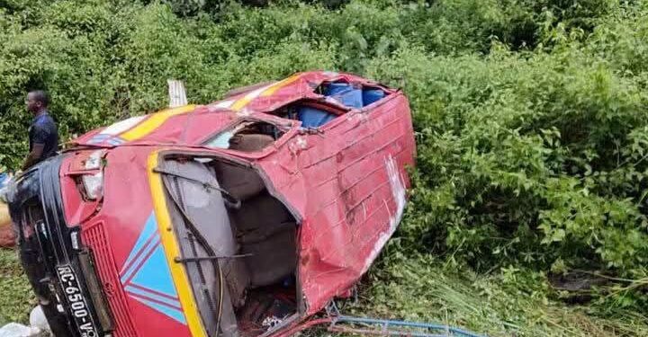 Kollet : un minibus se renverse et fait quatre morts et sept blessés