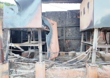 Incendie au poste électrique de Lansanaya : une boîte de jonction endommagée