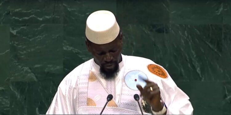 « Plus de 1 000 kilomètres de routes goudronnées » : Mamadi Doumbouya présente les réalisations de la Guinée à l’ONU