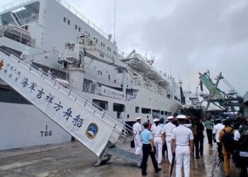 Port autonome de Conakry : le navire-hôpital chinois a accosté