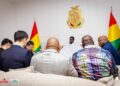Palais M5 : le président Mamadi Doumbouya échange avec trois ambassadeurs