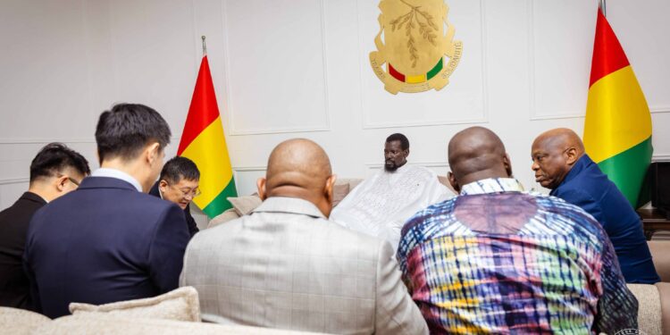 Palais M5 : le président Mamadi Doumbouya échange avec trois ambassadeurs